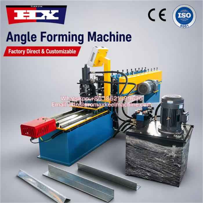 Angle forming machine