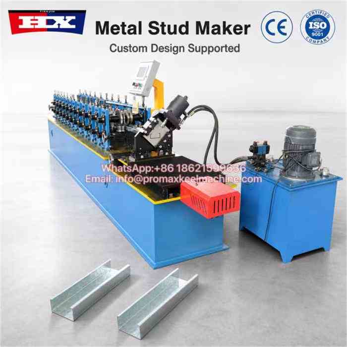 Metal stud maker