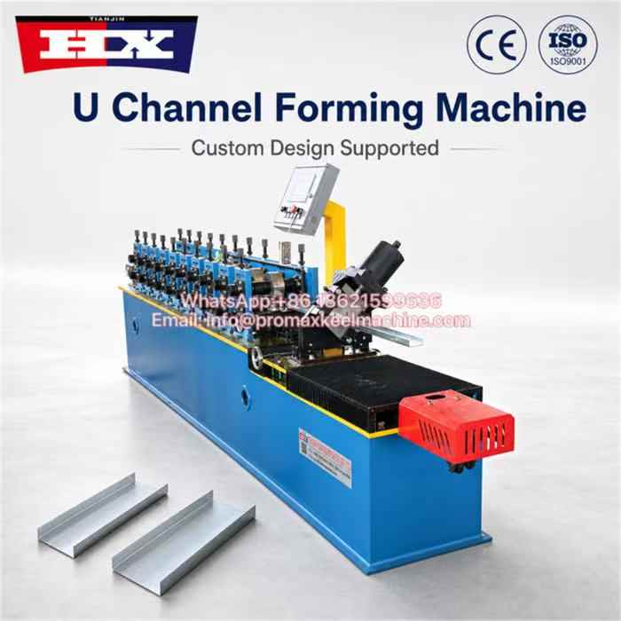 U channel forming machine