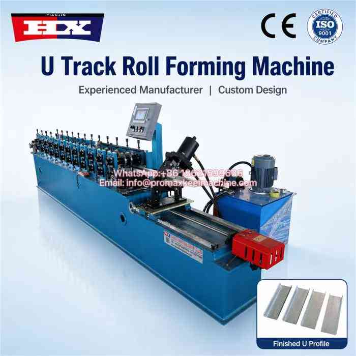 U track roll forming machine 