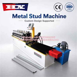 Metal stud machine